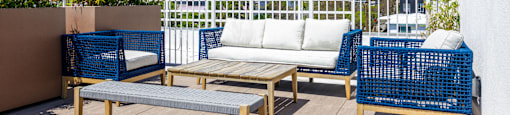 Roof top outdoor sitting area