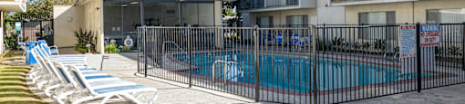our apartments have a private pool for residents to enjoy