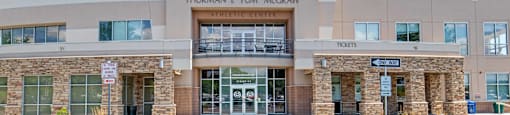 The exterior of the Thurman E. Thurman McGraw Athletic Center.