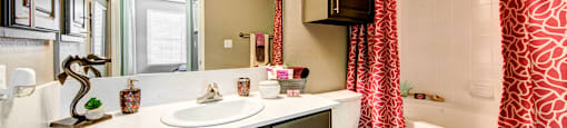 bathroom with updated materials