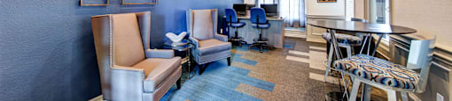 clubhouse seating area