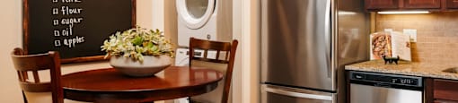 Washer and Dryer Provided