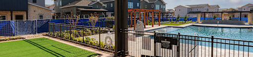 take a look at our patio and pool area at our apartments