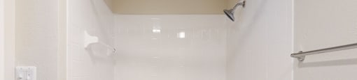 a bathroom with a bathtub and shower  at Hayden on West Ave, San Antonio, TX, 78216