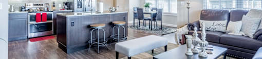 interior of an apartment at sandstone crossing