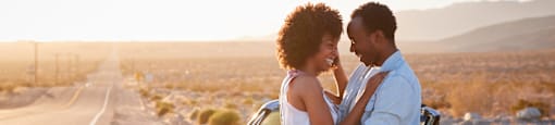 A Couple at Senna at Canyon Trails Apartments in Arizona
