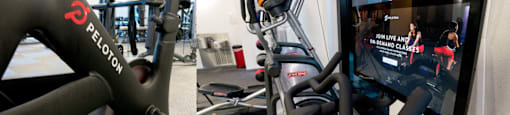 Peloton Spin Bike Available in 24 HR Fitness Center at The Can Plant Residences at Pearl, San Antonio, TX