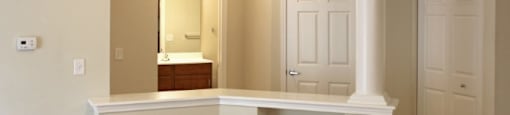 a look at the dining room from the living room