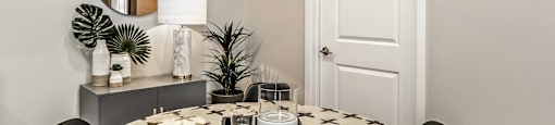 Dining Room at The Landings Apartments, Nebraska, 68123