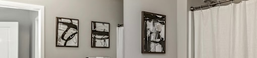 Master Bathroom at The Landings Apartments, Bellevue, NE
