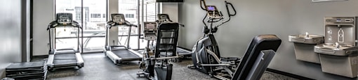 Professional-Grade Fitness Center, at 1415 @ The Yard, 1415 Cuming Street, 68102