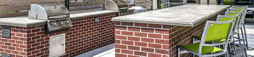 Outdoor Grilling Area at 1415 @ The Yard, Nebraska, 68102