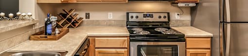Modular Kitchen at The Landings Apartments, Nebraska, 68123