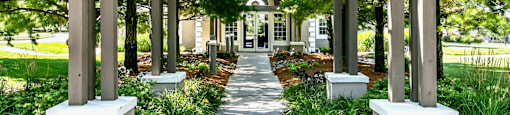 Amazing landscaping at The Larimore Apartments, Nebraska
