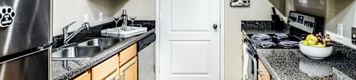 Granite Countertop Kitchen at The Larimore Apartments, Omaha