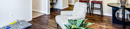 Open concept floor plans at The Larimore Apartments, Omaha, NE