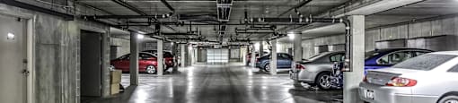 Underground Parking at The Larimore Apartments, Nebraska, 68164