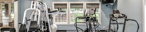 Fitness Center at The Larimore Apartments, Nebraska