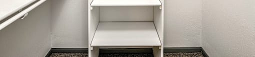 Closet with ample storage at Deer Park Apartments in Council Bluffs, IA