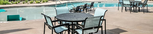 Relaxing Pool at Legacy Commons Apartments in Omaha, NE