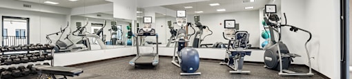 Fitness Center at Parkside Apartments and Shops in Bentonville, AR