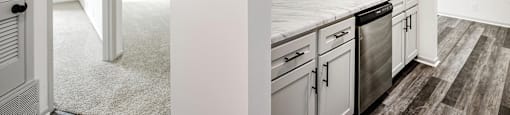 Renovated Kitchen at Parkwood Terrace in Omaha, NE