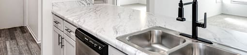 Kitchen at Parkwood Terrace in Omaha, NE