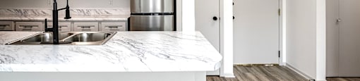 Renovated Kitchen at Parkwood Terrace in Omaha, NE
