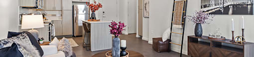 Studio, one, two and three bedroom apartment homes at Pinnacle Heights Apartments in Rogers, AR
