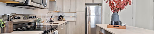 Studio, one, two and three bedroom apartment homes at Pinnacle Heights Apartments in Rogers, AR