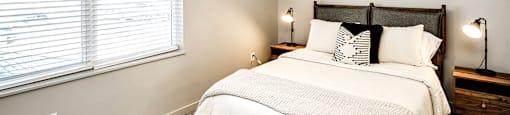Carpeted Bedroom at Sandstone Villas Apartments, Omaha, NE