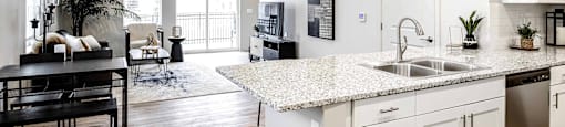Specious Kitchen at Sandstone Villas Apartments, Omaha, NE