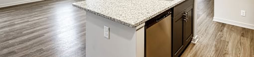 Kitchen Unit at Sandstone Villas Apartments, Nebraska, 68116