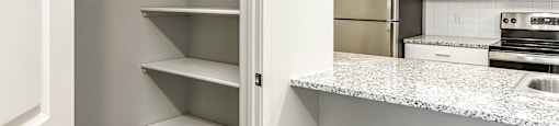 Pantry at Sandstone Villas Apartments, Omaha, Nebraska