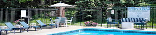 Sparkling Pool at The Landings Apartments, Bellevue, Nebraska