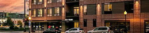 Exterior View In Night at 1415 @ The Yard, Omaha
