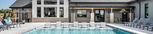 Beautiful swimming pool at Tiburon Ridge, Omaha, NE
