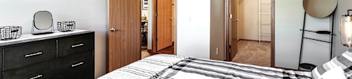 Bedroom with Natural Light Open Concept Apartments with Natural Light  at Tiburon View Apartments, Omaha, NE