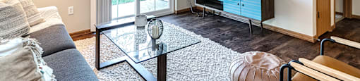 Living Room with Natural Light  at Tiburon View Apartments, Omaha, NE