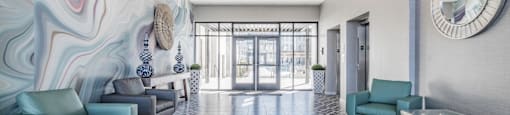 Lobby at Pinnacle Heights in Rogers, AR