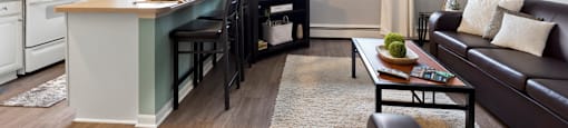 Spacious Kitchen in East Lansing Apartments near Michigan State University | Abbott Pointe
