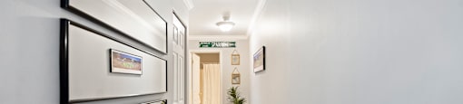 Hallway  at Abbott Pointe Apartments in East Lansing, MI near Michigan State University