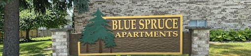 Apartments in Lansing, MI Exterior at Blue Spruce Apartments