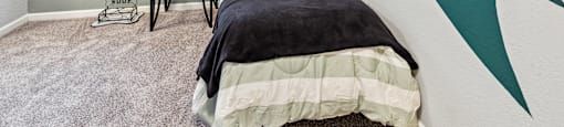 Spacious bedrooms in East Lansing Apartments near Michigan State University | Glenwood