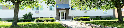 Exterior at Kimberly House Apartments in Lansing, MI
