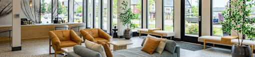 Resident clubhouse at Quarry Apartments and Townhomes in DeWitt Michigan
