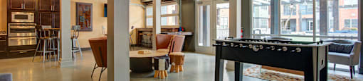 Resident clubroom at Vista at the Heights Apartments near Eastwood Towne Center