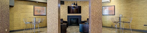 Resident clubroom at Vista at the Heights Apartments near Eastwood Towne Center