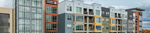Exterior Vista at the Heights Apartments Near Eastwood Towne Center