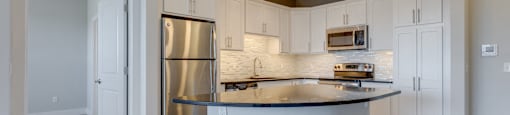 Kitchen Vista at the Heights of Eastwood Apartments near Eastwood Towne Center